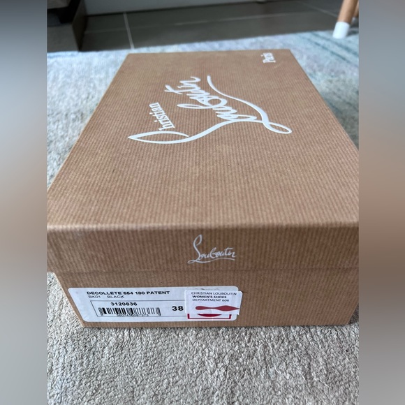 Christian Louboutin Décolleté 554 100 patent-leather pumps - Picture 2 of 7